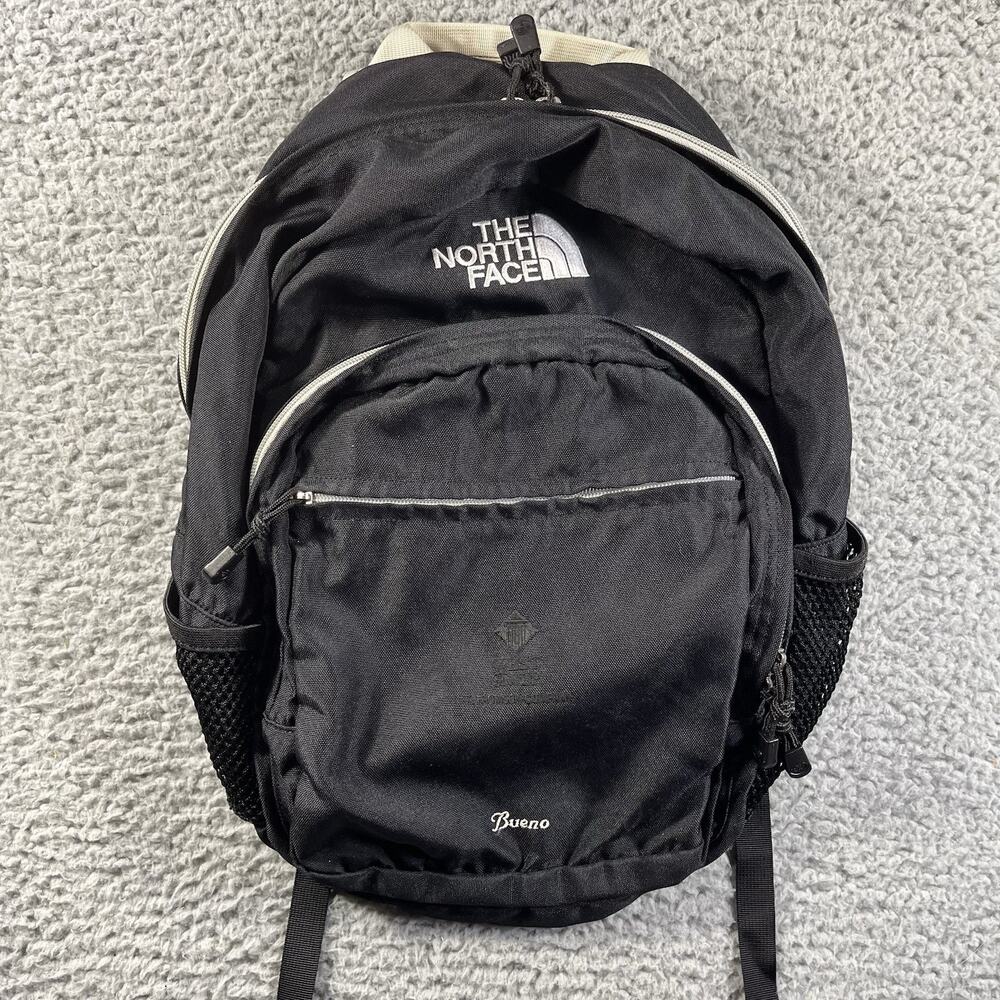 Vintage The North Face Black Backpack Corporate Branded West Group Bueno Logo